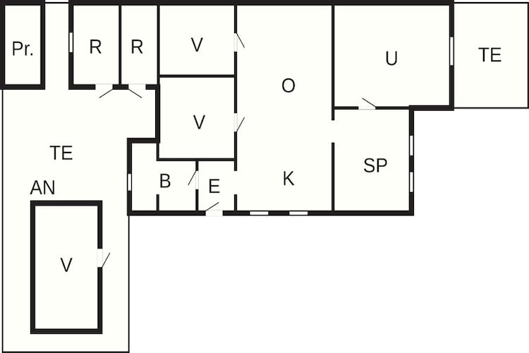 6 persoons vakantie huis in Sjølund-By Traum - Plattegrond