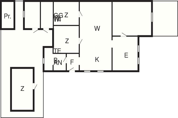 6 persoons vakantie huis in Sjølund-By Traum - Plattegrond