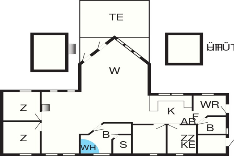 8 persoons vakantie huis in Brovst-By Traum-Plattegrond