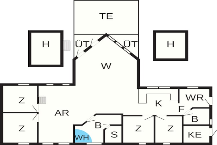 8 persoons vakantie huis in Brovst-By Traum-Plattegrond