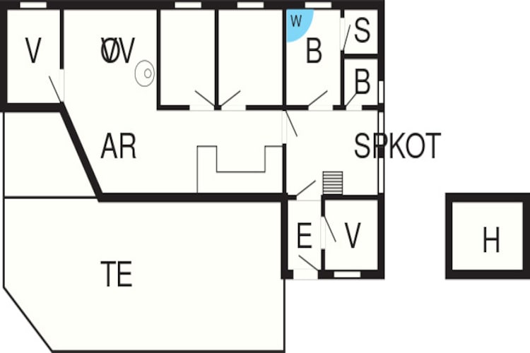 Maison de vacances pour 10 a Tarm-By Traum-Plan d'étage