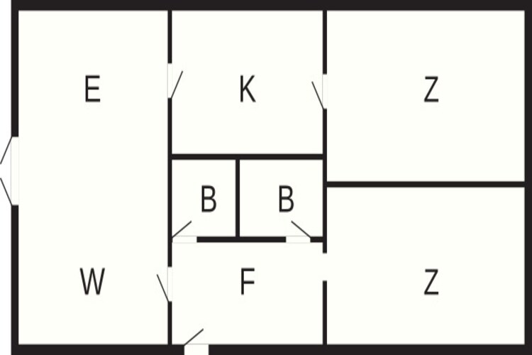 Maison de vacances pour 4 a Rudkøbing-By Traum - Plan