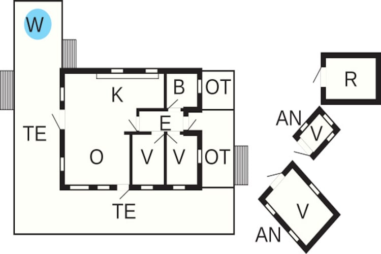 8 persoons vakantie huis in Ebeltoft-By Traum-Plattegrond