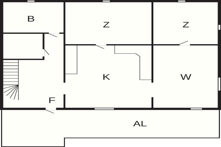 4 persoons vakantie huis in LUR-By Traum-Plattegrond