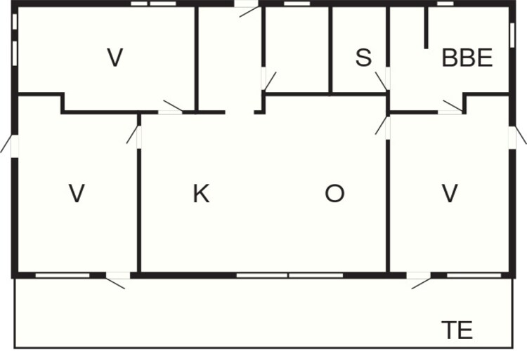 8 persoons vakantie huis in Brovst-By Traum-Plattegrond