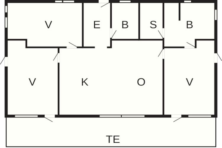 8 persoons vakantie huis in Brovst-By Traum-Plattegrond