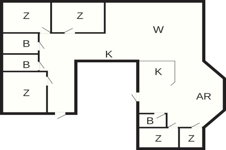 10 persoons vakantie huis in Farsø-By Traum-Plattegrond