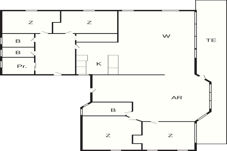 10 person holiday home in Farsø-By Traum - Floor plan