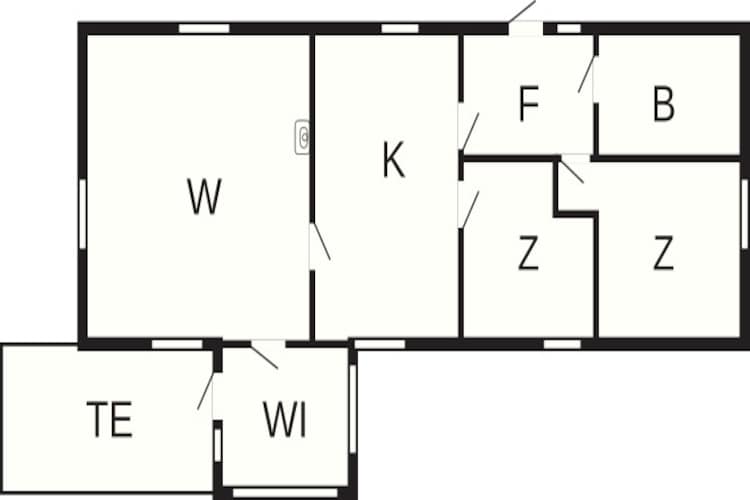 5 persoons vakantie huis in Fjärås-By Traum - Plattegrond