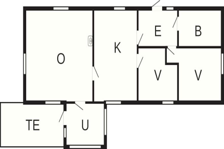 5 persoons vakantie huis in Fjärås-By Traum - Plattegrond