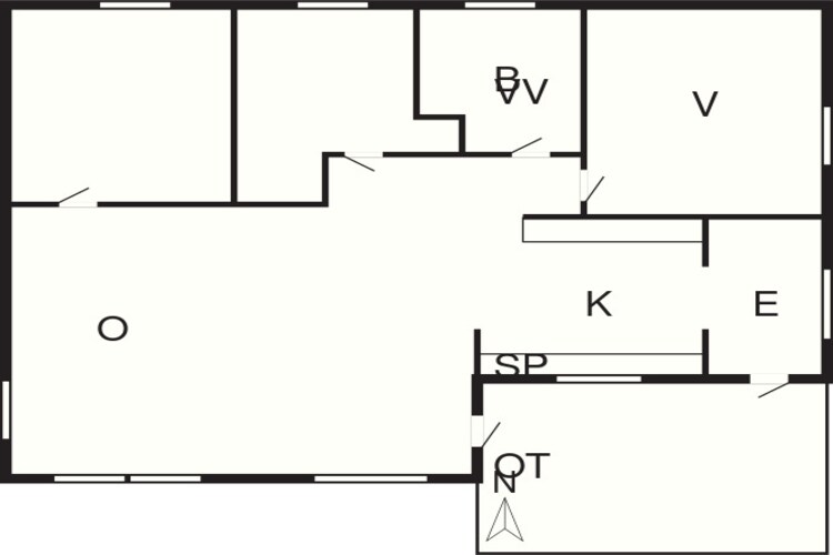 6 persoons vakantie huis in Højby-By Traum-Plattegrond