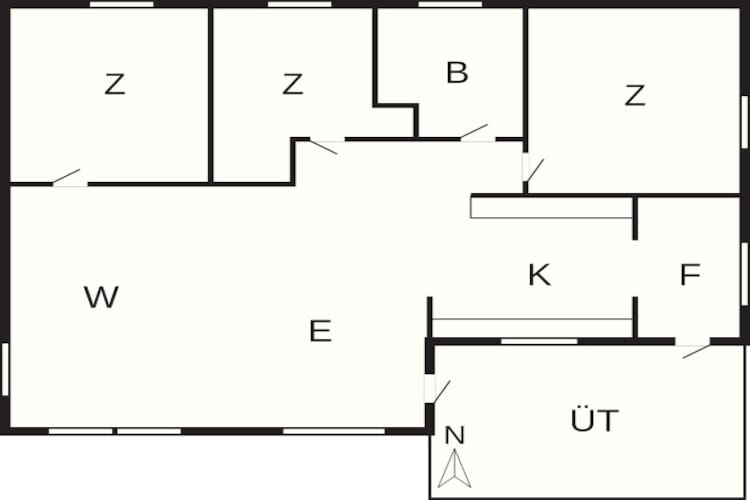 6 persoons vakantie huis in Højby-By Traum-Plattegrond