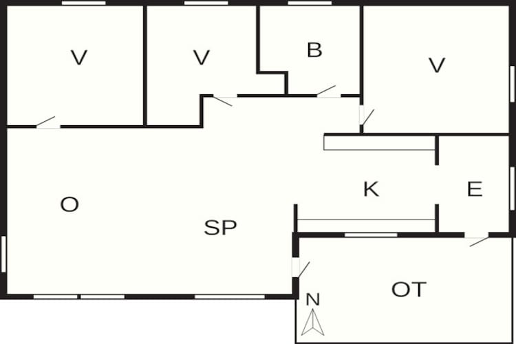 6 persoons vakantie huis in Højby-By Traum - Plattegrond
