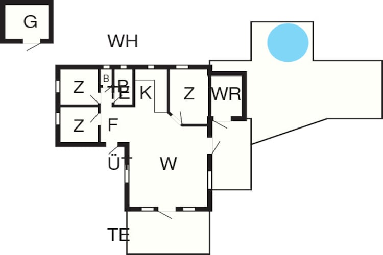 Maison de vacances pour 7 a Hurup Thy-By Traum-Plan d'étage