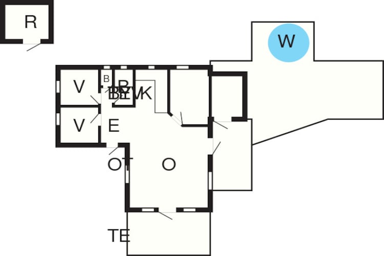 Maison de vacances pour 7 a Hurup Thy-By Traum-Plan d'étage