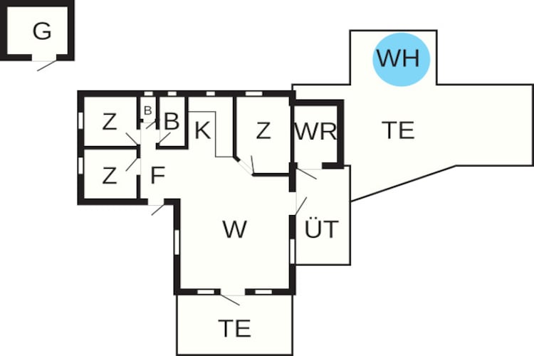 7 persoons vakantie huis in Hurup Thy-By Traum-Plattegrond