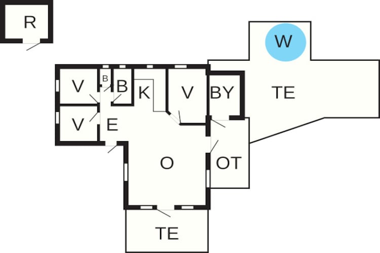 7 persoons vakantie huis in Hurup Thy-By Traum-Plattegrond