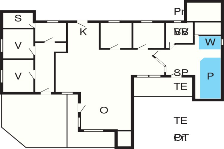 Gerenooveerde retraite met zwembad -- By Traum Ferienwohnungen-Plattegrond