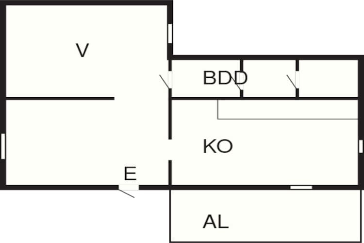 2 person holiday home in BRASTAD-By Traum-Floor plan