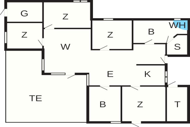 8 persoons vakantie huis in Hadsund-By Traum - Plattegrond