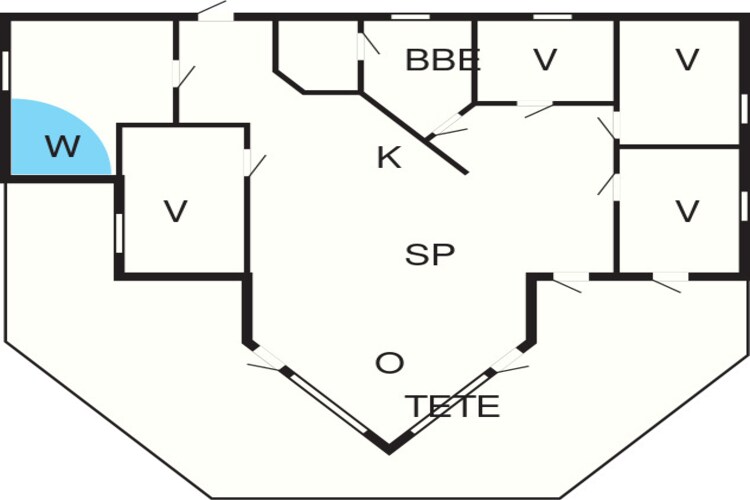 10 persoons vakantie huis in Væggerløse-By Traum-Plattegrond