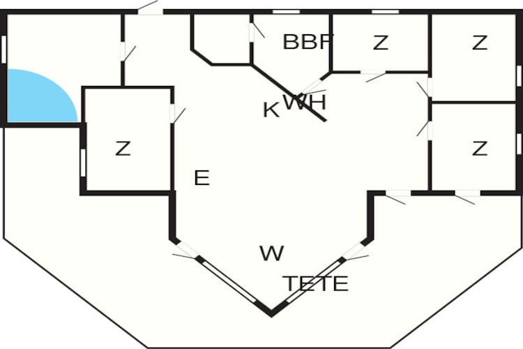 10 persoons vakantie huis in Væggerløse-By Traum-Plattegrond