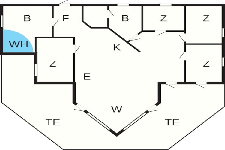 10 persoons vakantie huis in Væggerløse-By Traum - Plattegrond