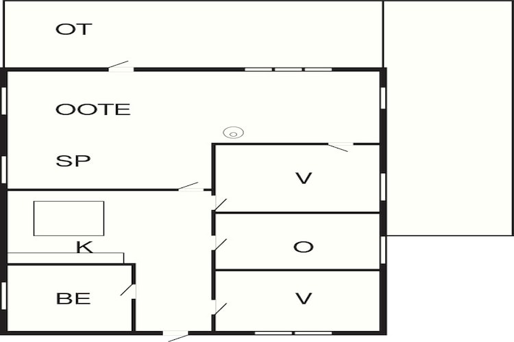 5 person holiday home in Kolind-By Traum-Floor plan