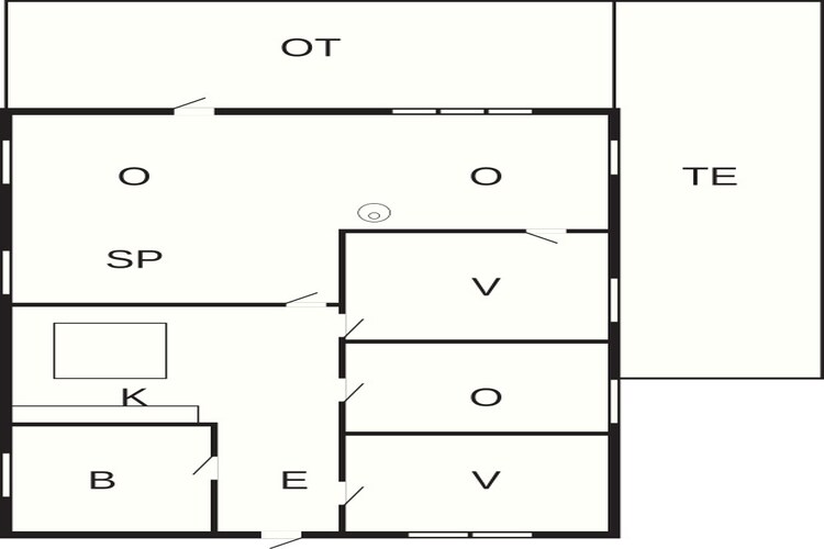 5 persoons vakantie huis in Kolind-By Traum-Plattegrond