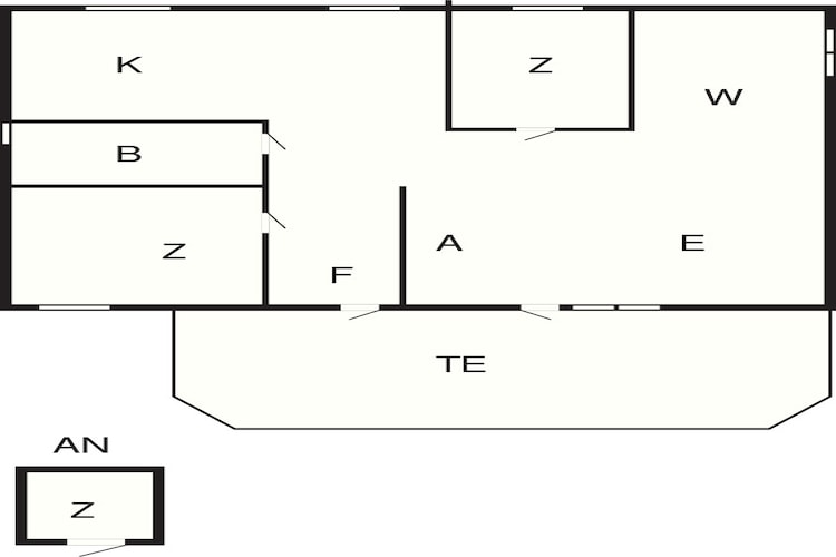 6 Personen Ferienhaus in KUNGSHAMN-By Traum-Grundriss