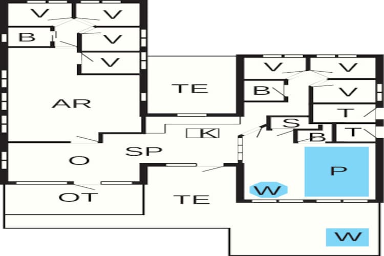 Luxe retraite voor 18 -- By Traum Ferienwohnungen-Plattegrond