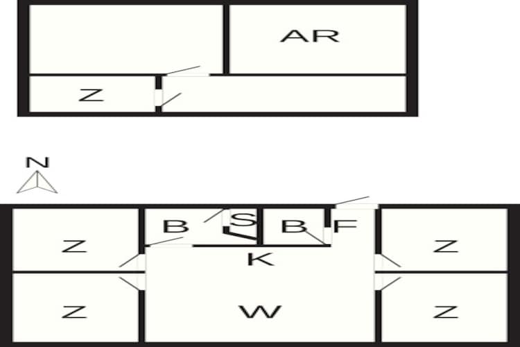 10 person holiday home in Løkken-By Traum - Floor plan