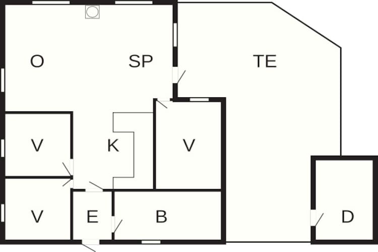 6 persoons vakantie huis in Ulfborg-By Traum-Plattegrond