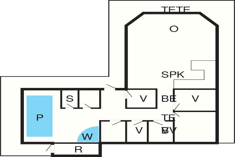 10 person holiday home in Hejls-Floor plan