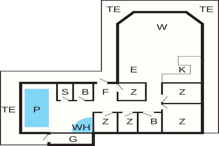 Luxe vakantieverblijf in Hejlsminde - Plattegrond