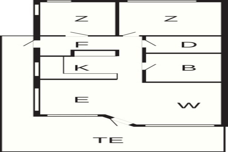 Maison de vacances pour 6 a Tranekær-By Traum - Plan