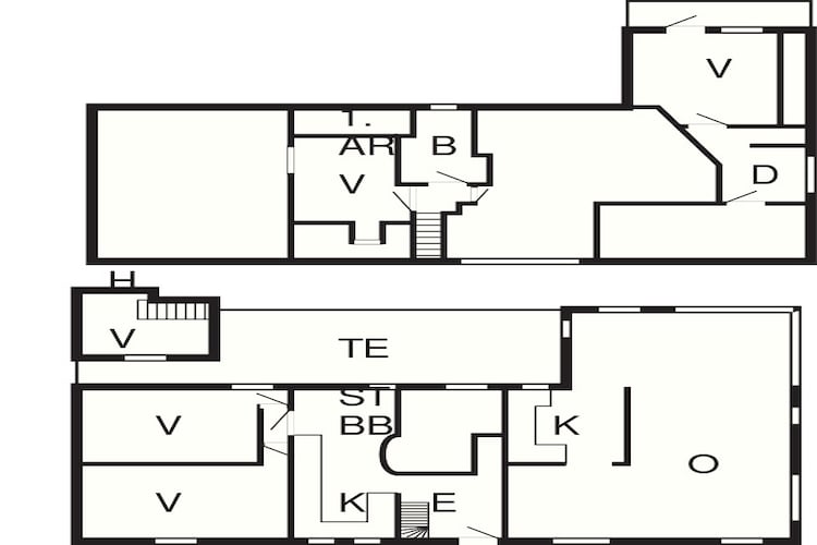 12 persoons vakantie huis in Idestrup-Plattegrond