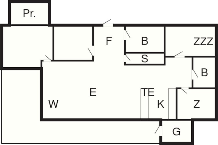 Luxe retraite in Romo -- By Traum Ferienwohnungen-Plattegrond