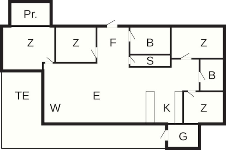 Luxe retraite in Romo -- By Traum Ferienwohnungen - Plattegrond