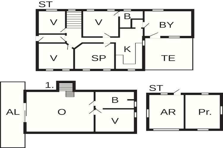 10 person holiday home in Vestervig-By Traum - Floor plan