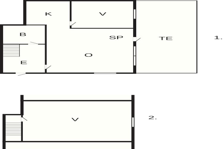 6 Personen Ferienhaus in Naustbukta-By Traum - Grundriss