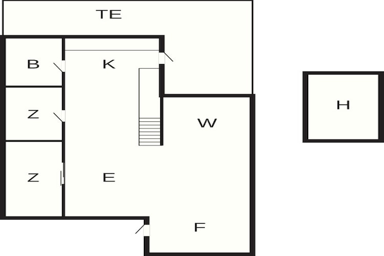 4 persoons vakantie huis in Hemmet-By Traum - Plattegrond