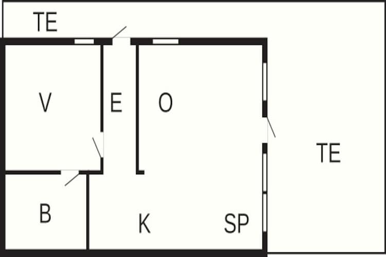 4 persoons vakantie huis in Allinge-By Traum-Plattegrond