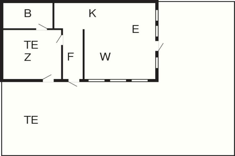Kustgeluk in Sandkaas -- By Traum Ferienwohnungen-Plattegrond