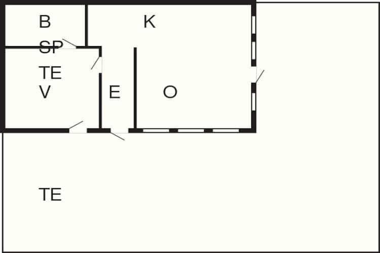 Kustgeluk in Sandkaas -- By Traum Ferienwohnungen-Plattegrond