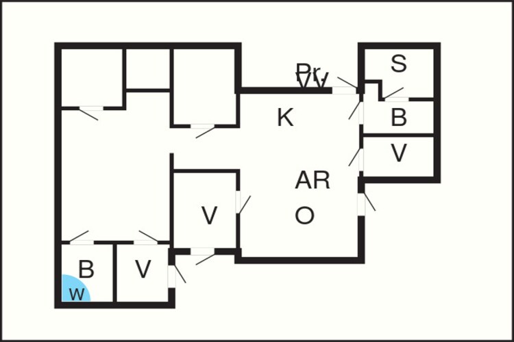 12 persoons vakantie huis in Fanø-By Traum-Plattegrond