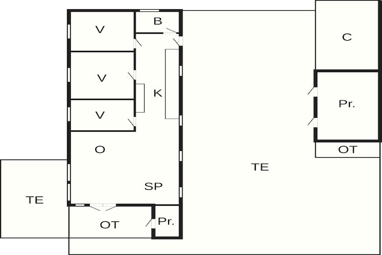 6 persoons vakantie huis in Hejls-By Traum-Plattegrond