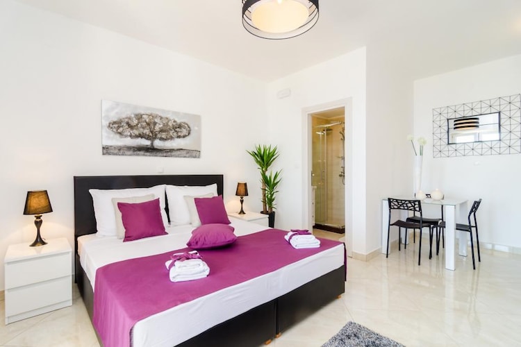 Apartmá Apartments A&M - Studio with Terrace and Sea V