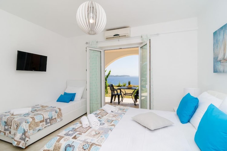 Apartmá Apartments A&M - Studio with Terrace and Sea View