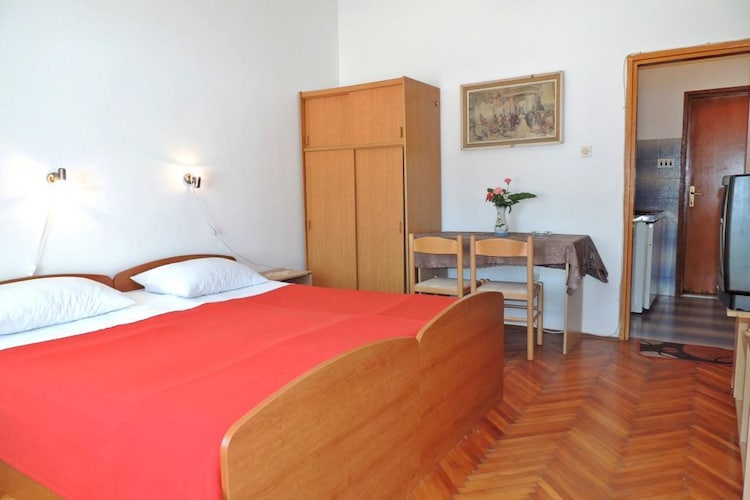 Apartments Majkovica- Studio with Terrace-Bedroom